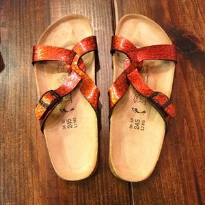 NEW Vibrant Red Birkenstock's Birkis